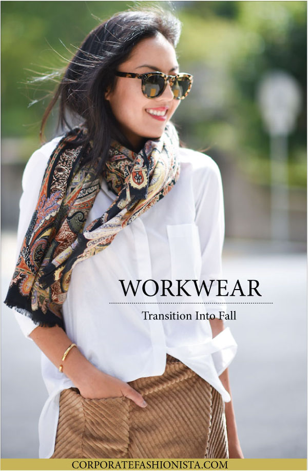 Quick Ways To Transition Into Fall Workwear | CorporateFashionista.com