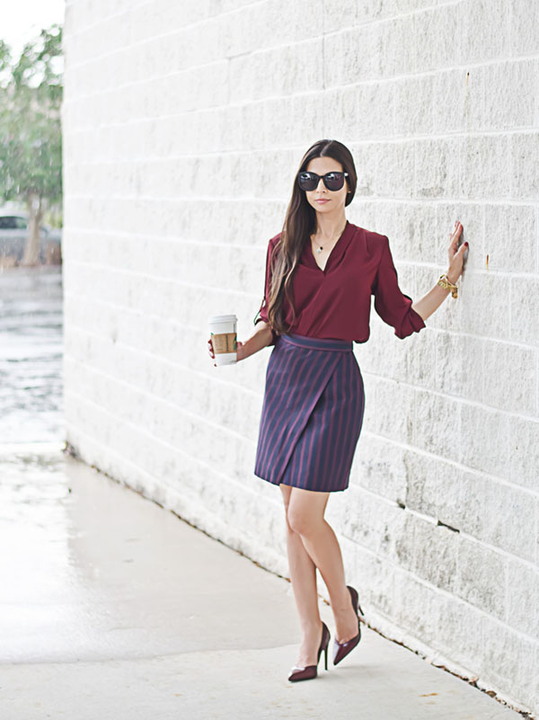 9-To-5 Outfits That’ll Take You Right Into Fall Look 1 | CorporateFashionista.com